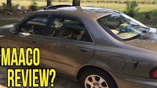 MY MAACO PAINT JOB REVIEW | 1998 MAZDA 626 LX!