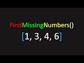 Can You Detect the Missing Numbers? (LeetCode 448: Find All Numbers Disappeared in an Array)