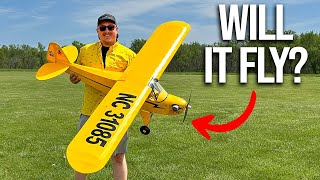 Was this $100 RC Piper Cub Worth it? First Flight!