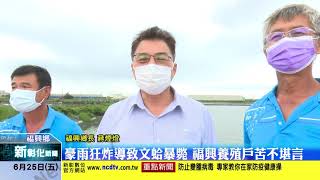 新彰化新聞20210625 豪雨狂炸導致文蛤暴斃 福興養殖戶苦不堪言