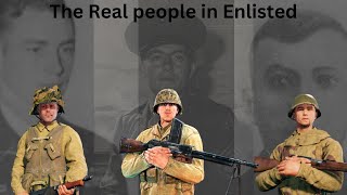 Real people in Enlisted (ep.1)