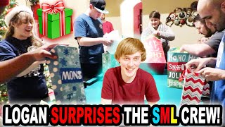 LOGAN SURPRISES THE SML CREW!!!