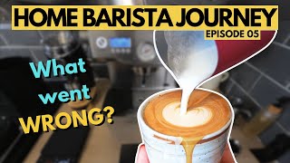 POV - From Beginner To Barista: Epic Latte Art Fail! | Our Coffee Journey Ep. 05