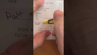 Man Leaves A Proper Tip For Waiter Tips Server Food D
