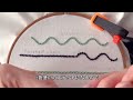 【チェーンステッチ中級編】ちょっぴり立体的な刺繍もあります intermediate embroidery stitches