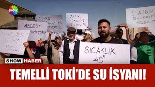 Başkent'teki TOKİ'de 3 aydır su akmıyor