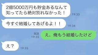 【LINE】ボロボロの家に住む元カレが実は大金持ちだと知って態度が豹変する女が笑え【スカッとする話】