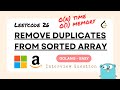Leetcode 26 - Remove Duplicates from Sorted Array - Golang