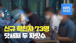 오늘 신규 확진자 73명…국내 발생 64명 / KBS뉴스(News)