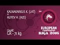 Qual. GR - 71 kg: H. ALIYEV (AZE) df. K. KALNAKARKLIS (LAT) by TF, 8-0