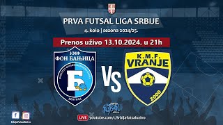 KMF FON Banjica - KMF Vranje | Prva futsal liga Srbije