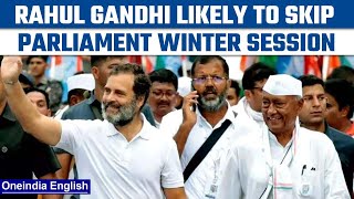 Rahul Gandhi \u0026 other Congress leaders likely to skip Parliament Winter Session | Oneindia News*News