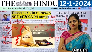 12-1-2024 | The Hindu Newspaper Analysis in English | #upsc #IAS #currentaffairs #editorialanalysis