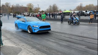 ESS Supercharged 5.0 Mustang VS Suzuki GSXR