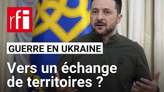 Guerre en Ukraine : pourquoi Volodymyr Zelensky suggère-t-il cette idée maintenant ? • RFI