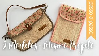 Bolsinha Saída Rápida | DOIS MODELOS e a MESMA MONTAGEM -  By Fê Atelier