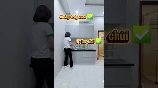 👉 Mẫu tủ bếp nhỏ gọn cho nhà diện tích hẹp – Vẫn đẹp & đầy đủ công năng!