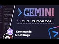 Gemini CLI Tutorial #4 - Commands & Settings