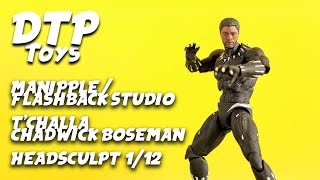 Manipple Flashback Studio T'challa Chadwick Boseman Black Panther Headsculpt 1/12 Review (Indonesia)