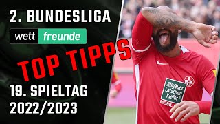 2. Liga Tipps - 20. Spieltag 2022/23  👉 2. Bundesliga Prognose