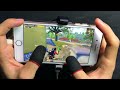 pubg mobile handcam 😱 king of 4 finger full gyroscope iphone 8 plus