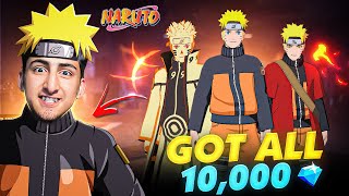 I Got All Naruto Bundles😍In 10,000💎Diamonds😱[A_s Gaming] - Free Fire Max