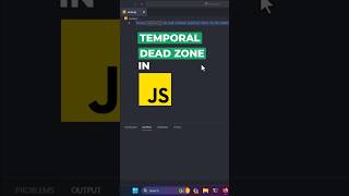 ✅ Temporal Dead Zone in JavaScript 🔥 #javascript #coding #webdeveloper