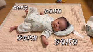 【生後1か月】ジタバタジタバタしている娘がかわいかったです...そんな赤ちゃんの1日というか2,3日です。