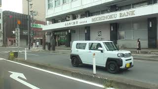 弘南バス 土手町循環100円バス　下土手町①→並木通りバスターミナル前　2022.08.07