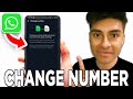 How To Change Whatsapp Number Without Losing Chats! - Tutorial