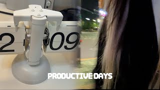 새벽 2시 30분에 밤 산책하러 가는 프리랜서의 일주일 일상  | Productive days