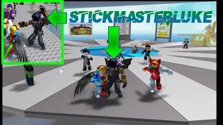 Roblox | Meeting Stickmasterluke in his game!