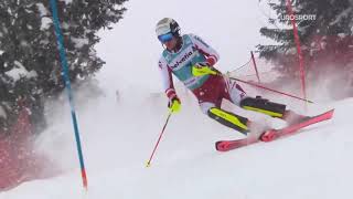 Manuel Feller(AT) wins FIS WC Apline Skiing Slalom - Lenzerheide - MARCH 21st 2021 -run 2 highlights