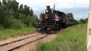 July 1, 2017 - Canada 150 - Alberta Prairie Railway - CN 6060 cameo!