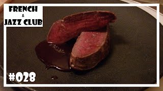 【ジビエ】現役フレンチシェフが作る 鹿のステーキ ラズベリージャムと赤ワインソース｜FJCLUB Steak de cerf avec confiture de framboises