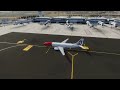 landing into lanzarote gcrr i zibo 737 800x i x plane 12