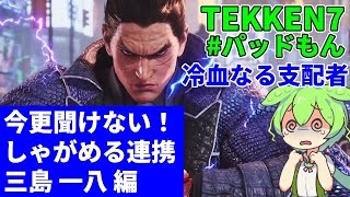 【鉄拳7】今更聞けない‼︎しゃがめる連携【三島 一八 編】#tekken8 #鉄拳8 #パッドもん #しゃがめるシリーズ