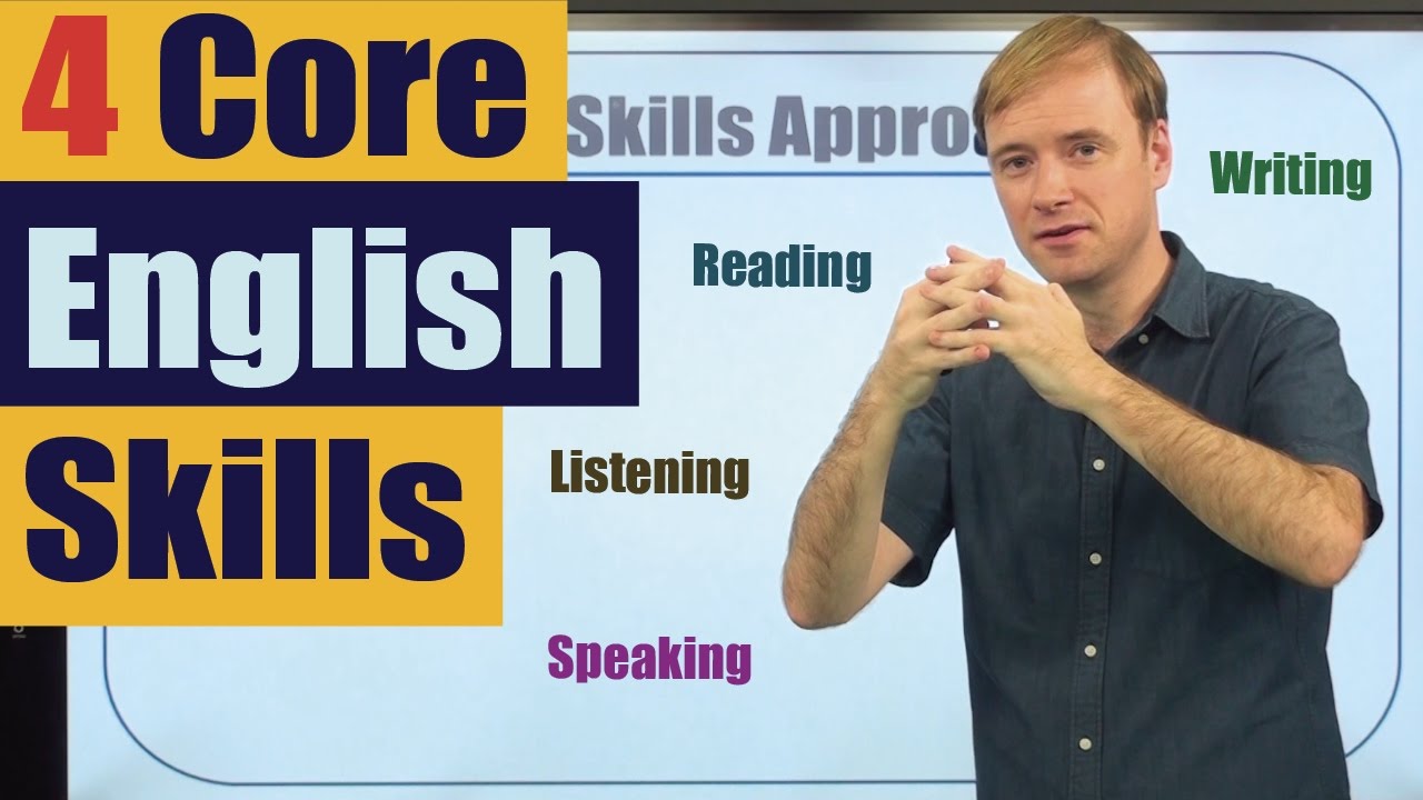 How To Study English: Four Core English Skills - YouTube