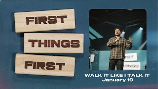 Walk It Like I Talk It  | Pastor Jordan Humbarger