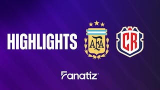 Argentina 3-1 Costa Rica | Highlights | Best Moments | Game 2024