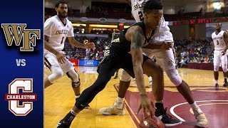 Wake Forest vs. College of Charleston Men's Basketball Highlights (2016-17)