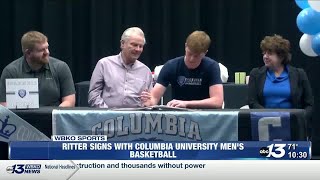 Purples basketball's Mason Ritter signs with Columbia University