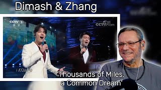 Dimash & Zhang Yingxi - Thousands of Miles, a Common Dream | First Time Reaction