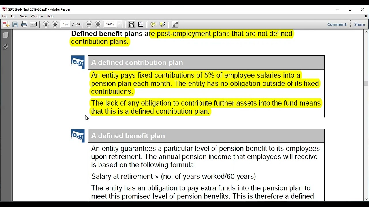 IAS 19 Employee Benefits PART 1 |Introduction |Types |Defined Benefit ...