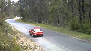 minna  Rd. hillclimb Tas