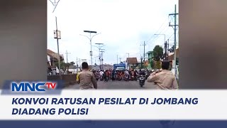 Konvoi Ratusan Pesilat di Jombang Diadang Polisi, Digiring ke Kantor Kepolisian! - LIP 10/03