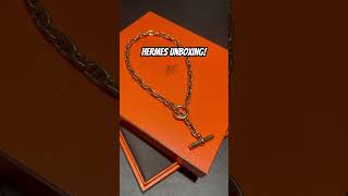 $55,000 Hermes Necklace Unboxing #shorts #hermes #unboxing