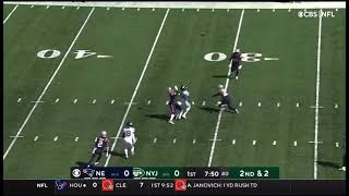 Zach Wilson throws 4 interceptions vs the Patriots