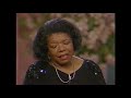 maya angelou on becoming mute in the aftermath of childhood trauma the oprah winfrey show own