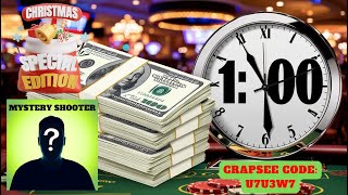 Christmas Special! You got $1K and 1 Hour on the Craps Table! Can you make Profit?